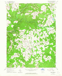 Brush Valley 1963 topographic map thumbnail