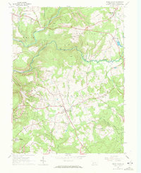 Brush Valley 1963 topographic map thumbnail