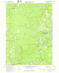 Buck Hill Falls 1966 topographic map thumbnail