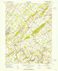 Buckingham 1953 topographic map thumbnail