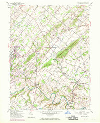 Buckingham 1953 topographic map thumbnail