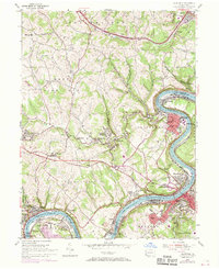California 1954 topographic map thumbnail