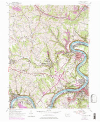 California 1954 topographic map thumbnail