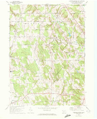 Cambridge Springs NE 1967 topographic map thumbnail