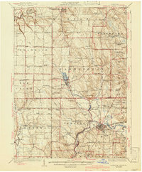 Cambridge Springs 1925 topographic map thumbnail