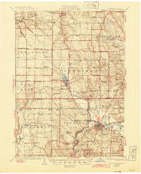 Cambridge Springs 1925 topographic map thumbnail