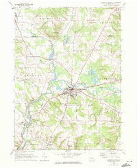 Cambridge Springs 1968 topographic map thumbnail