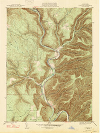 Cameron 1947 topographic map thumbnail