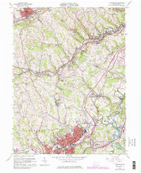 Canonsburg 1960 topographic map thumbnail