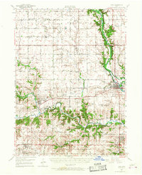 Adel 1949 topographic map preview