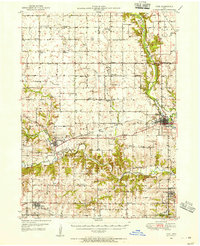 Adel 1949 topographic map preview