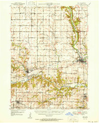 Adel 1951 topographic map thumbnail
