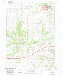 Adel 1982 topographic map thumbnail