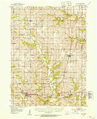 Afton 1951 topographic map thumbnail