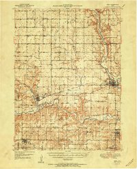 Adel 1951 topographic map preview