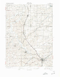Albia 1929 topographic map thumbnail
