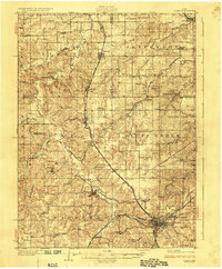 Albia 1929 topographic map thumbnail