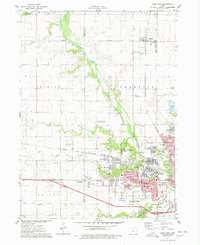 Ames West 1975 topographic map thumbnail