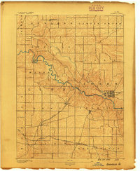 Anamosa 1890 topographic map thumbnail