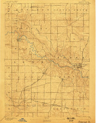 Anamosa 1890 topographic map thumbnail
