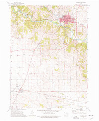 Anamosa 1973 topographic map thumbnail