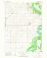 Atalissa 1965 topographic map preview