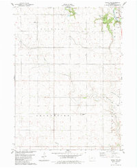 Bagley NW 1982 topographic map thumbnail