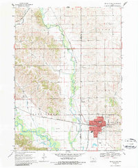 Belle Plaine 1968 topographic map thumbnail