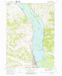 Bellevue 1968 topographic map thumbnail