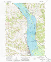 Bellevue 1968 topographic map thumbnail
