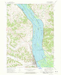 Bellevue 1968 topographic map thumbnail