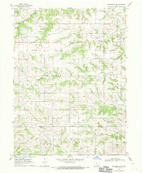 Blakesburg NE 1968 topographic map thumbnail