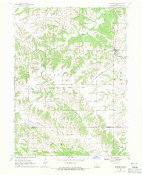 Blakesburg 1968 topographic map thumbnail