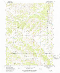 Blakesburg 1968 topographic map thumbnail