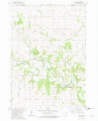 Bluffton 1981 topographic map thumbnail