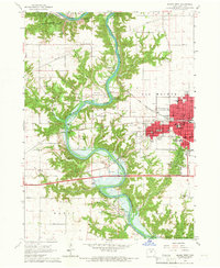 Boone West 1965 topographic map thumbnail