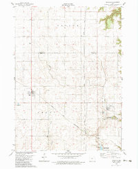 Boxholm 1982 topographic map thumbnail