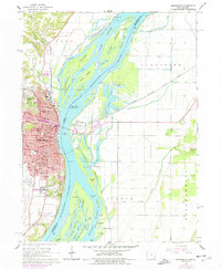 Burlington 1964 topographic map thumbnail