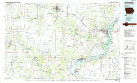 Burlington 1985 topographic map thumbnail