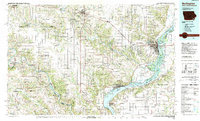 Burlington 1985 topographic map thumbnail