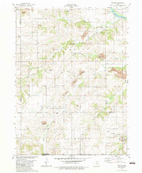 Buxton 1982 topographic map thumbnail