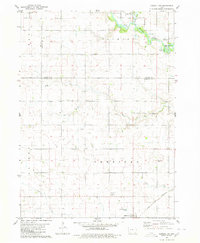 Carroll NE 1980 topographic map thumbnail