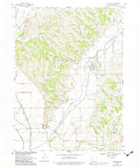Castana 1969 topographic map thumbnail
