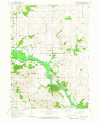 Cedar Bluff 1965 topographic map thumbnail