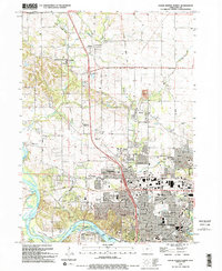 Cedar Rapids North 1994 topographic map thumbnail