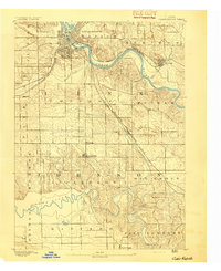 Cedar Rapids topographic map thumbnail