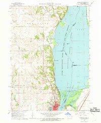 Clinton NW 1967 topographic map thumbnail