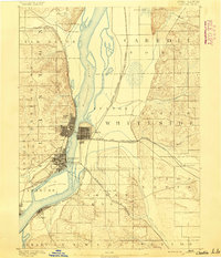 Clinton 1891 topographic map thumbnail