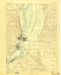 Clinton 1894 topographic map thumbnail