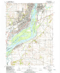 Clinton 1991 topographic map thumbnail